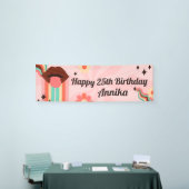 Individuelle Name, Groovy Birthday Party Banner (Messeveranstaltung)