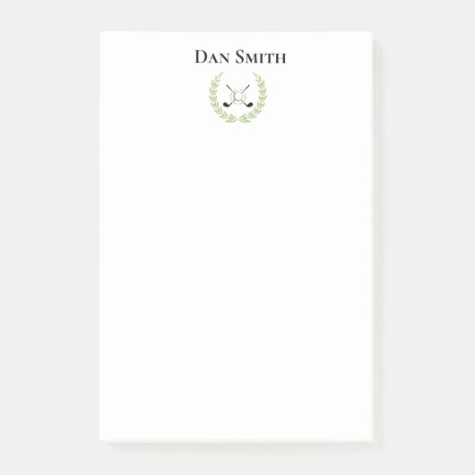 Individuelle Name Große Post - Anmerkungen Post-it Klebezettel (Vorderseite)