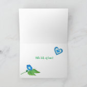 Individuelle Name Großeltern Tag mit Morgenruhm Karte (Innenseite)