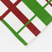 Individuelle Name grün hässliche Weihnachtspulli k Fleecedecke (Ecke)