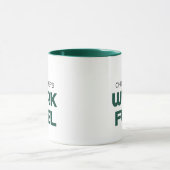 Individuelle Name "Grüne ARBEITSKRAFTSTOFFE" Tasse (Zentrum)