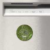 Individuelle Name-grüne Marmorfliesen Magnet (In Situ (Geschirrspüler))