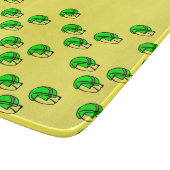 Individuelle Name-Grünfußballhelm gelb Schneidebrett (Ecke)