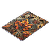 Individuelle Name Grungy Autumnal Industrielle Blä Notizblock (Linke Seite)