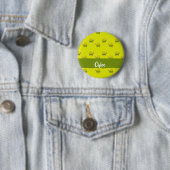 Individuelle Name-Grünschildkröten Button (Beispiel)
