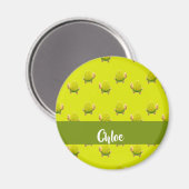 Individuelle Name-Grünschildkröten Magnet (Vorderseite/Rückseite)