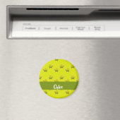 Individuelle Name-Grünschildkröten Magnet (In Situ (Geschirrspüler))