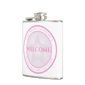 Individuelle Name Guest Bedroom Spezial Pastel Sta Flachmann (Links)