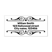 Individuelle Name Gummistempel (Prägung)