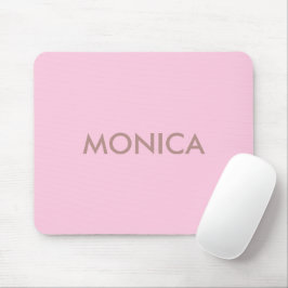 Individuelle Name gürtelrosa Mousepad