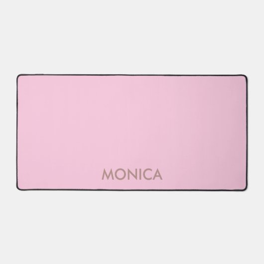 Individuelle Name gürtelrosa Schreibtischunterlage (Vorderseite)