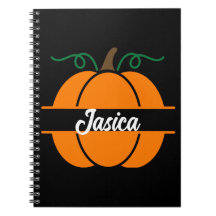Individuelle Name Halloween Pumpkin Monogram Gift