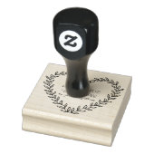 Individuelle Name Handmade mit Liebe Moderne Rusti Gummistempel (Stempel)