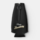 Individuelle Name Happy Beerthday Beer Flasche Coo Flaschenkühler (Rückseite)