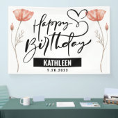 Individuelle Name Happy Birthday Banner Geschenk f (Messe)