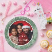 Individuelle Name Happy Holidays Papierplatte Pappteller (Party)