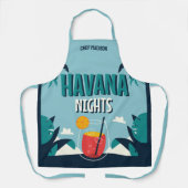 Individuelle Name "Havanna Nights" Schürze (Vorderseite)