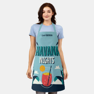 Individuelle Name "Havanna Nights" Schürze