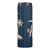 Individuelle Name Hawaii Thermosbecher (Rückseite)