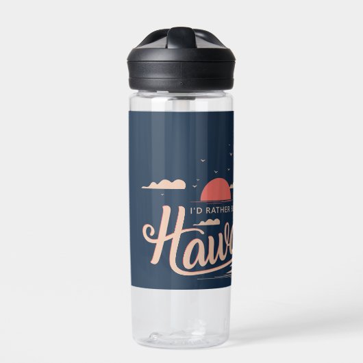Individuelle Name Hawaii Trinkflasche (Vorderseite)