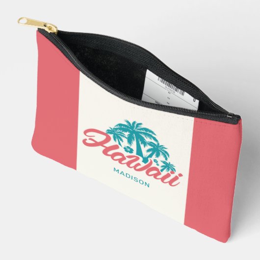 Individuelle Name Hawaii Zubehörtasche (Offen)