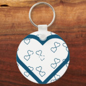 Individuelle Name Heart Schlüsselanhänger (Vorderseite)