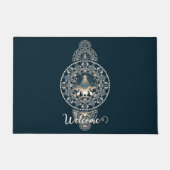 Individuelle Name Heiliger Star des Wunders Orname Fußmatte (Vorderseite)