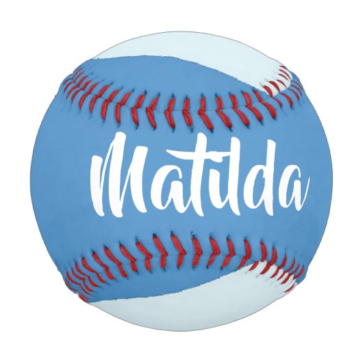 individuelle Name Heißluftballon Baseball (Vorderseite)
