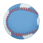 individuelle Name Heißluftballon Baseball (Vorderseite Links)