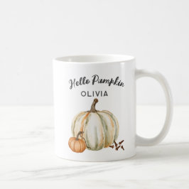 Individuelle Name Hello Pumpkin Gewürz Gemütlichen Kaffeetasse