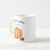 Individuelle Name Hello Pumpkin Gewürz Gemütlichen Kaffeetasse (Vorderseite Links)