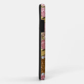 Individuelle Name hellrosa Glitzer Gold Rose Herze Case-Mate iPhone Hülle (Hinten/Rechts)