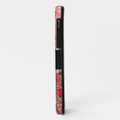 Individuelle Name hellrosa Glitzer Rose Case-Mate iPhone Hülle (Hinten/Links)