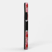 Individuelle Name hellrosa Glitzer Rose Case-Mate iPhone Hülle (Hinten/Rechts)