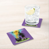 Individuelle Name Hexe Mischen magischer Braut Rechteckiger Pappuntersetzer (Vor Ort)