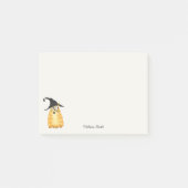 Individuelle Name Hexenkatze Post- It Notes Post-it Klebezettel (Vorderseite)