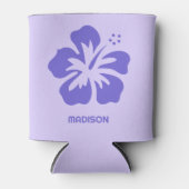 Individuelle Name Hibiskus Dosenkühler (Vorderseite)