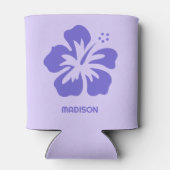 Individuelle Name Hibiskus Dosenkühler (Rückseite)