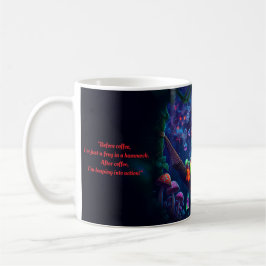 Individuelle Name Hippie Peace Psychedelic Tree Fr Kaffeetasse