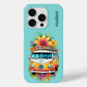 Individuelle Name Hippie Van Case-Mate iPhone Hülle (Rückseite)