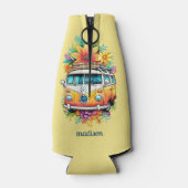 Individuelle Name Hippie Van Flaschenkühler (Rückseite)