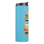 Individuelle Name Hippie Van Thermosbecher (Nach links gedreht)