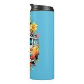 Individuelle Name Hippie Van Thermosbecher (Nach rechts gedreht)