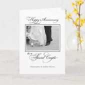 Individuelle Name Hochzeit Jahrestag Herzlichen Gl Karte (Gelbe Blume)