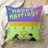 Individuelle Name Hochzeitskissen, Personalisierte Kissen (Decke)