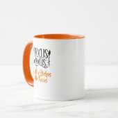 Individuelle Name "Hocus Pocus Coffee hilft mir be Tasse (Vorderseite Links)