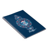 Individuelle Name Holiday Kawaii Bear Ornamental M Notizblock (Rechte Seite)