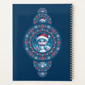 Individuelle Name Holiday Kawaii Bear Ornamental M Planer (Rückseite)