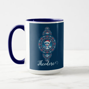 Individuelle Name Holiday Kawaii Bear Ornamental M Tasse
