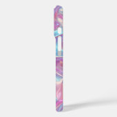 Individuelle Name Holographic Pastel Iridescent Case-Mate iPhone Hülle (Rückseite / Links)